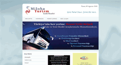 Desktop Screenshot of milobaturizm.com